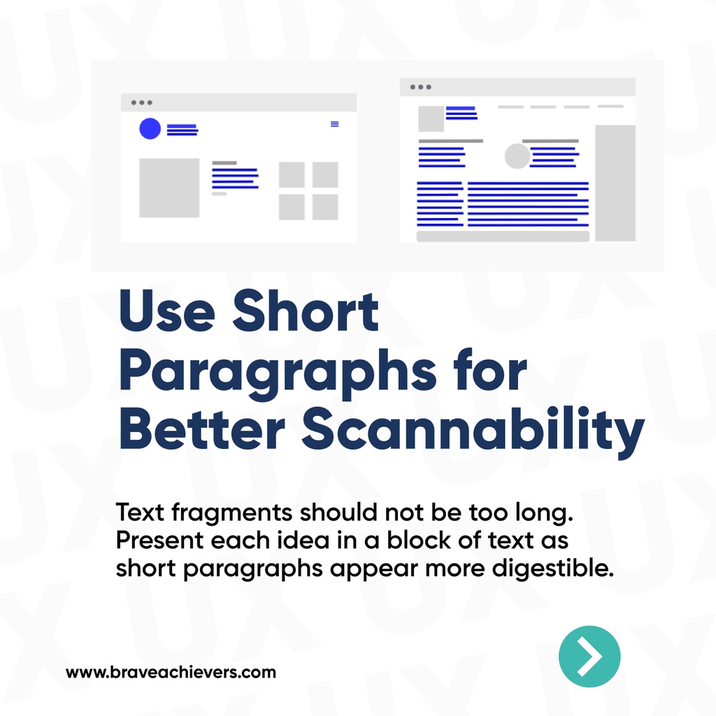 BraveAchievers's tweet image. The readability and scannability of your design can make the difference between users adopting it or ignoring it. 

Take a look at these tips to help you improve the readability of your designs Part 1.

#productdesigntips #uiuxdesign #braveachievers #designreadability