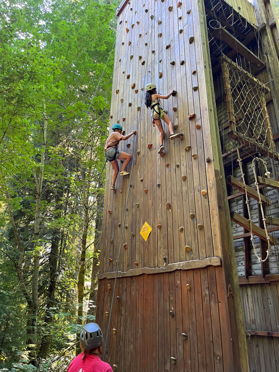 Camp Fire President, Shawna Rosenzweig had so much fun at Camp Fire Columbia's kickoff celebration for Camp Namanu's centennial! Shout out to Camp Namanu counselors Iroh and Rooster for showing them the ropes (literally!).
#designforbelonging #magicofcamp #centennial #campnamanu