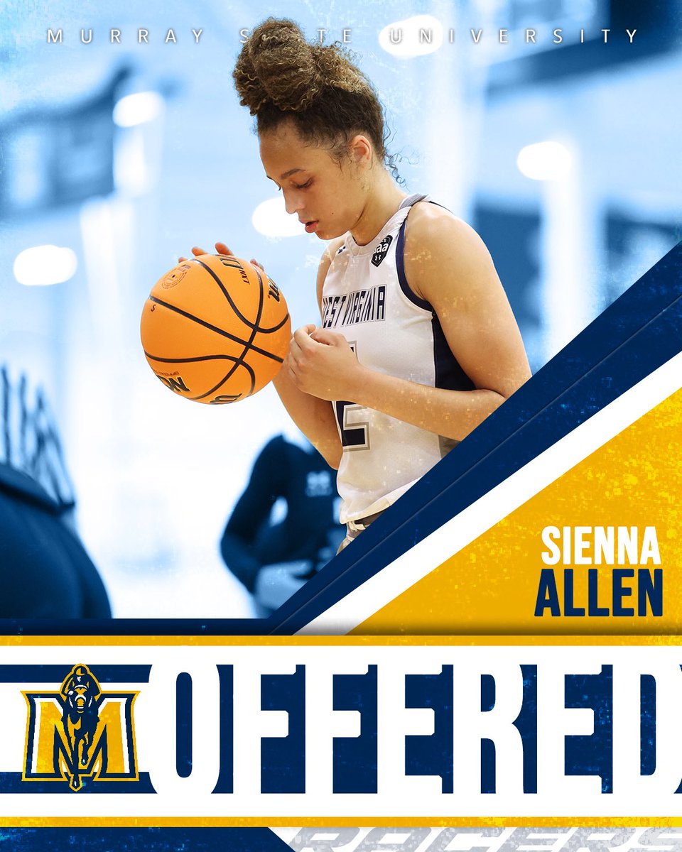 West Virginia Thunder UAA (@wvthunderuaa) on Twitter photo Sienna Allen ‘26 (<a href="/sienna_allen1/">Sienna Allen</a>) has picked up an offer from Murray State!
#WVThunderFam | ⚡️⚡️ Sienna Allen ‘26 (<a href="/sienna_allen1/">Sienna Allen</a>) has picked up an offer from Murray State!
#WVThunderFam | ⚡️⚡️