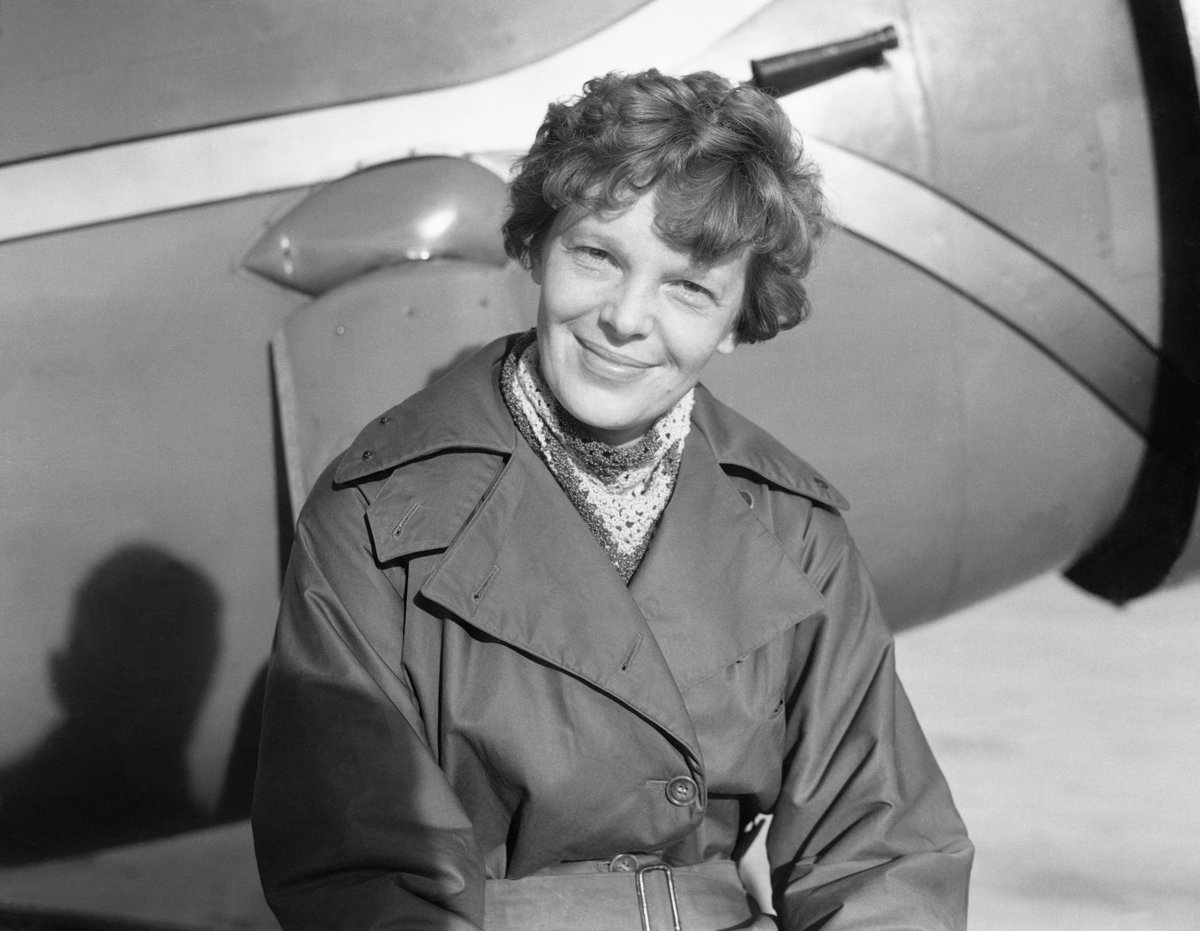 aiaa's tweet photo. On #AmeliaEarhartDay, we celebrate the legacy of this pioneering aviator and author, whose daring spirit took flight and inspired generations to reach for the skies, shaping the future of aerospace. 

🛩️ #AIAA #AmeliaEarhart #FlightLegacy https://t.co/7DNwfhrmqJ