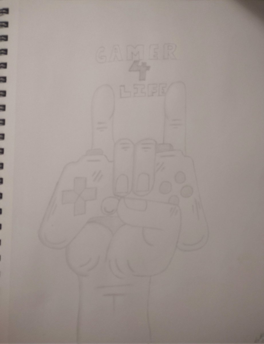 Gamer4Life #drawing#ilovevideogames#👾👾👾🕹️🕹️🕹️🎮🎮🎮