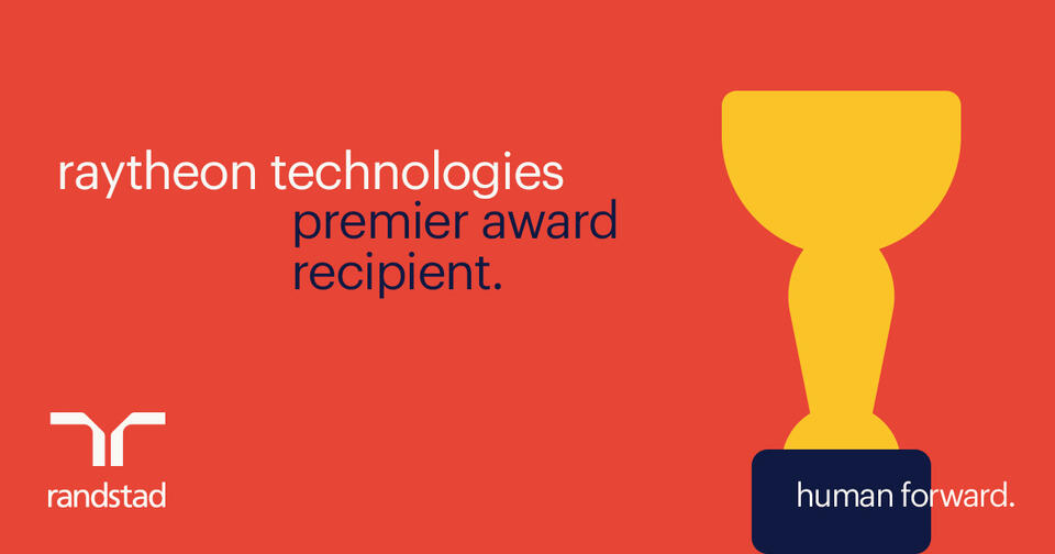 RandstadEngUS's tweet photo. 📢 We are delighted to share that we have been selected as a "Premier Award" recipient by Raytheon Technologies! 🏆

We've been awarded “Premier” status for outstanding performance, significant contributions, and exceptional value.
https://t.co/KmbkRbOXTV https://t.co/FRhfMNiatr