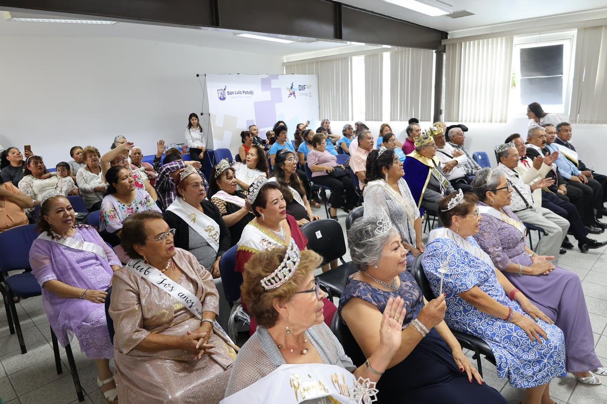 DIFMunicipalSLP's tweet photo. Este lunes se llevo a cabo la preselección del Rey y la Reina de Adultos Mayores, en donde se seleccionaron a las y los 3 finalistas.
#LaCapitalDelSí #SíEsPosible #DIFMunicipal #DIFSLP https://t.co/amLtp1V204