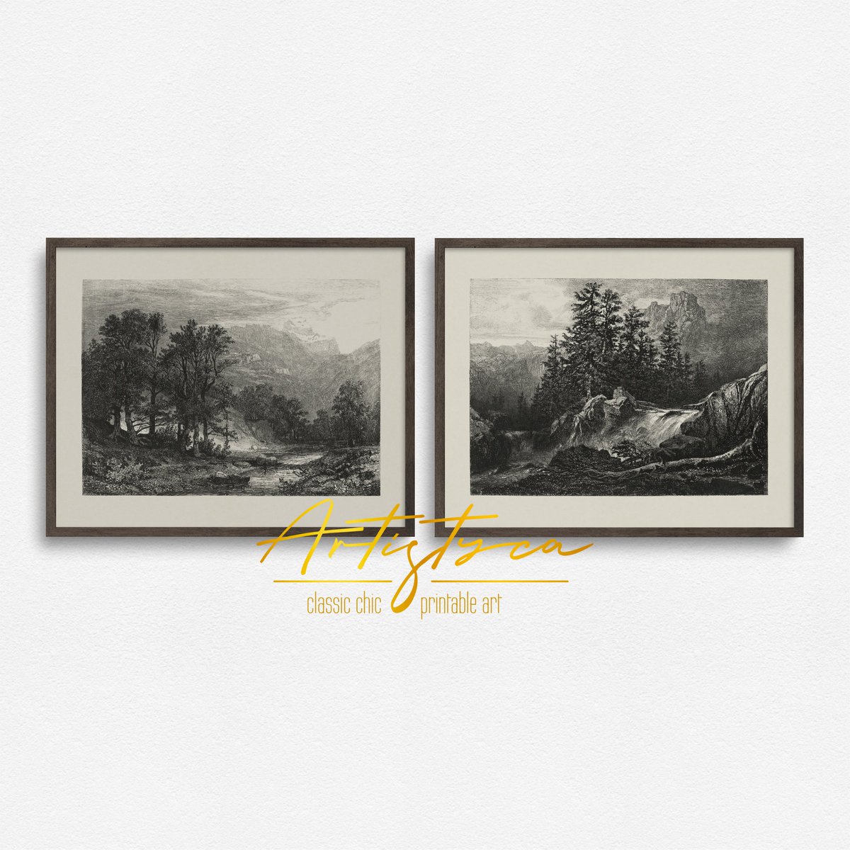 artistycaprints's tweet photo. UNMISSABLE!⛰️Alps Mountain Landscapes🌲2Prints Set⛰️

🌲Downloadable➕Printable Vintage Drawings

https://t.co/y56UPpp2Ea via @Etsy 

#etsysale #mountains #landscapes #Alps #affordable #artforsale #European #wallart #homedecor #interiordecor #digitalart #blackandwhite #salesoff https://t.co/I5zC7lJKfq