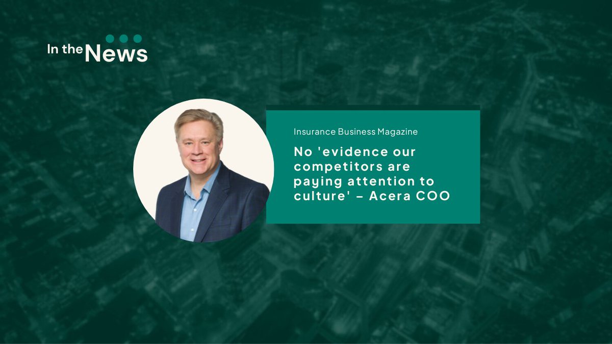 Acera Insurance's Chief Operations Officer, Bruce Rabik, shared his insights about what makes Acera Insurance stand out from our American-owned competitors and the importance of preserving Canadian culture in the industry with <a href="/InsBizCanada/">InsuranceBusiness</a>. 
loom.ly/Pco3U3g
