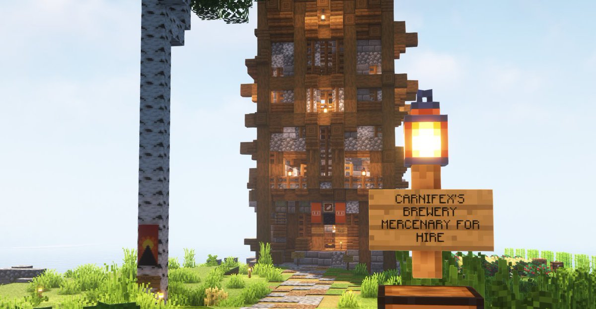 RunesSMP's tweet photo. The brewery of the great and most powerful and even the most terrific creature to ever walk this land!🦆 https://t.co/s6rNUdiOEr
