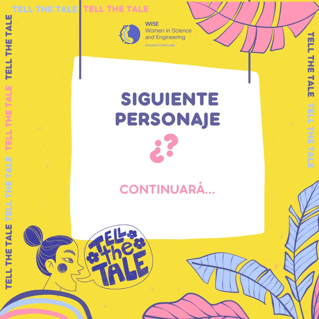 wiselatam's tweet photo. Mantente atento para conocer a la última mujer de esta temporada de “Tell the tale” y las ganadoras.

Habrá más increíbles historias de mujeres que destacaron en la historia de la tecnología. Si quieres participar mándanos un dm.

#wise #wiselatam #cisco #wearecisco #stem https://t.co/CAaxKUSxOn