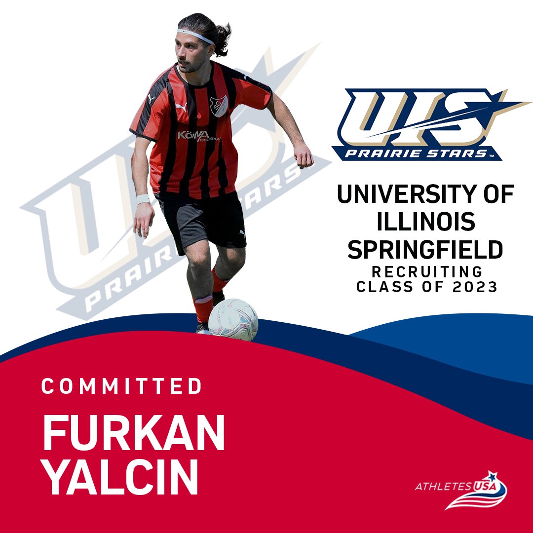 Congrats to Furkan Yalcin on his commitment to University of Illinois Springfied, Illinois in the NCAA D2 ⚽🎓🇺🇸✍ He will transfer to the program in the Fall 2023 💪 

Check out his recruiting profile... instagram.com/p/CvF4ZOQN8uS/