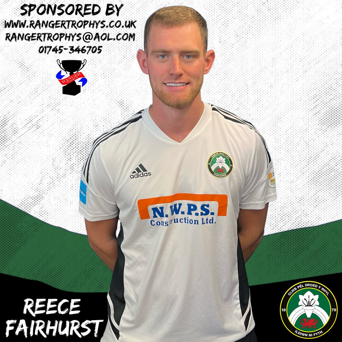 ⚫️ Thank You ⚪️

Huge thank you to <a href="/RANGERTROPHYS/">RANGER TROPHYS</a> for sponsoring lilywhites captain <a href="/RMFEZ/">Reece Fairhurst</a> for the 23/24 season.

#sunnyrhyl ☀️ #thankyou 🙏