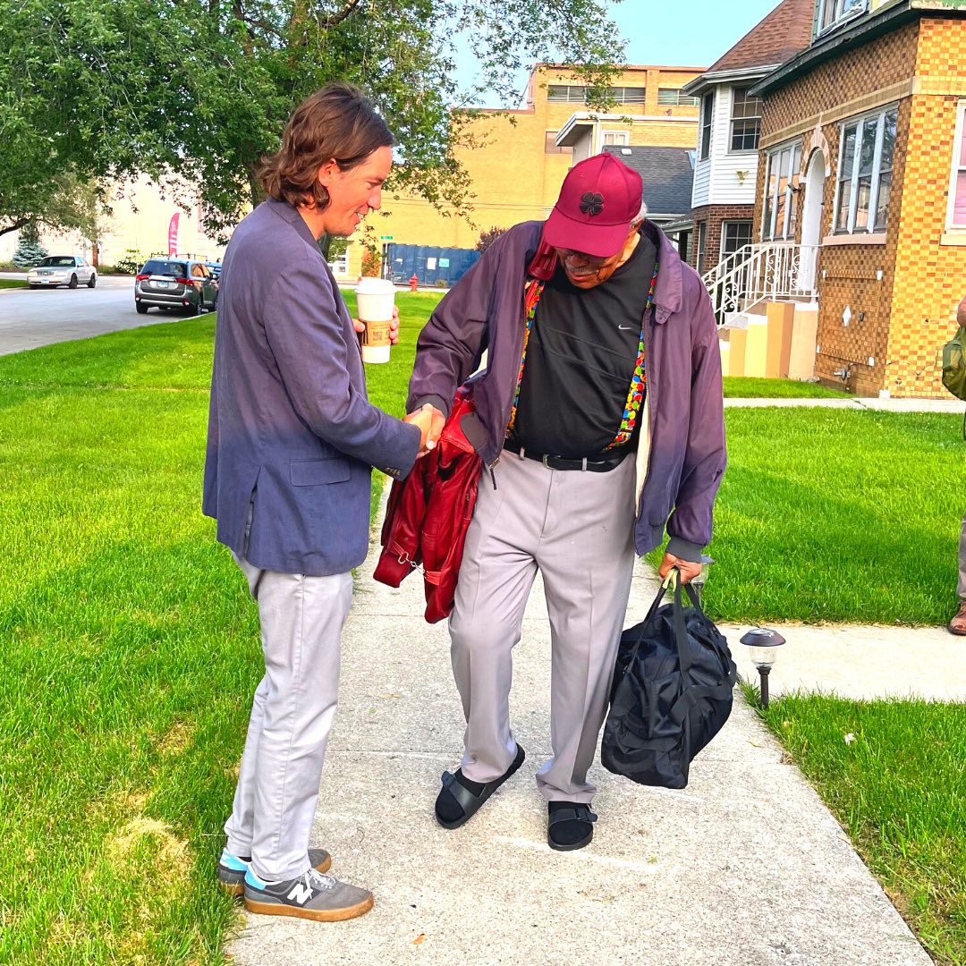 etic_tillcenter's tweet photo. The last living witness to Emmett Till's abduction, Rev. Wheeler Parker and ETIC's Executive Director, Patrick Weems, began traveling to D.C. to attend President Biden's expected designation of a national monument in honor of Emmett Till and Mamie Till-Mobley. https://t.co/LAsHZ53UXW