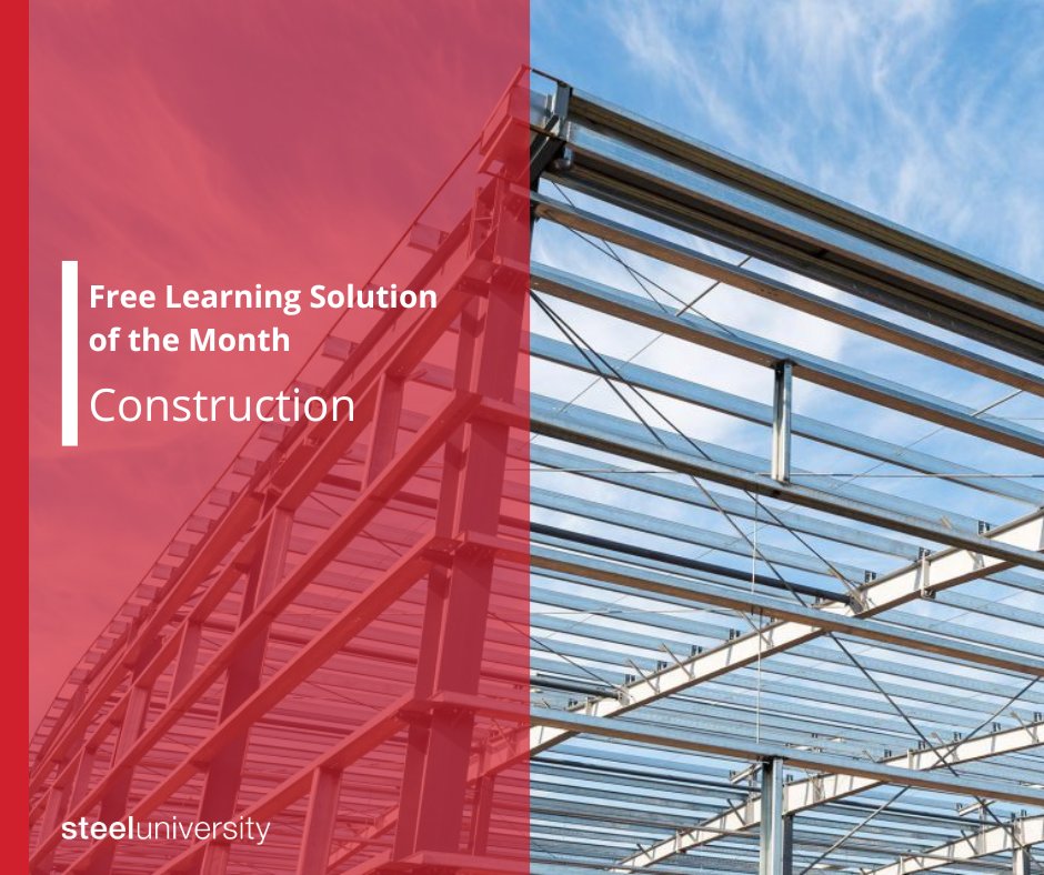 steeluniversity's tweet image. 🌟 Don&apos;t miss out! 📷 Discover the power of steel in construction with our free July course. Unlock its limitless possibilities in building and infrastructure development 📷ow.ly/lUt150Pjoe5 

#ConstructionCourse #SteelApplications
