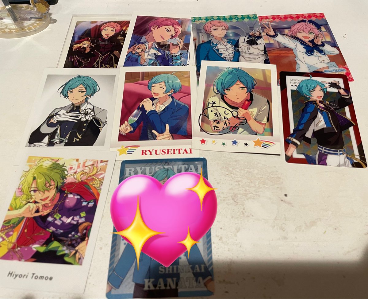 dollfuldance's tweet photo. Bump !

Ra*bits set -> $30 + ship

pashas/ other cards - $1.5
Clear cards - $1

@EnstarsGoods ty https://t.co/ejKDiW1598