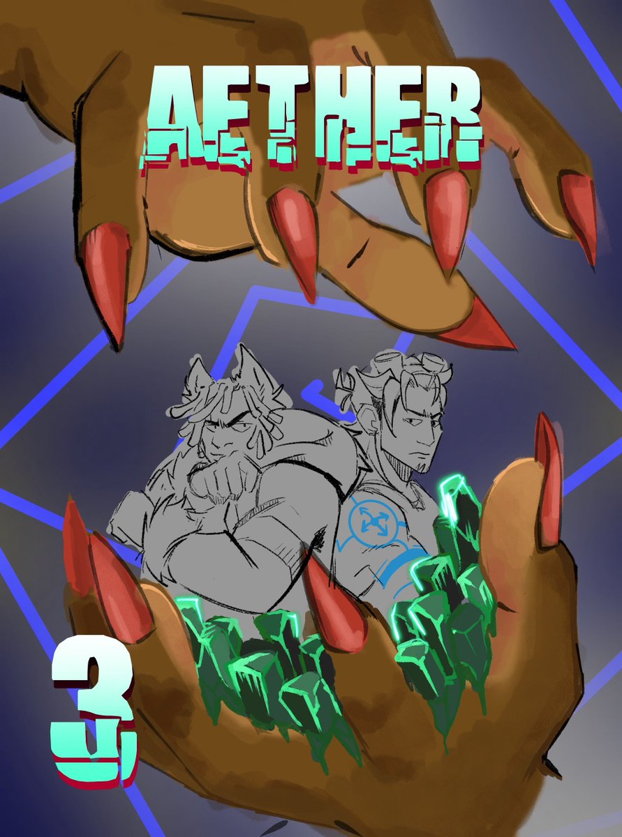 starshieldscmx's tweet image. the tablet is ok guys. and as a reward i will show the WIP for chapter 3's cover. might not make the final cut but pretty sick none the less.