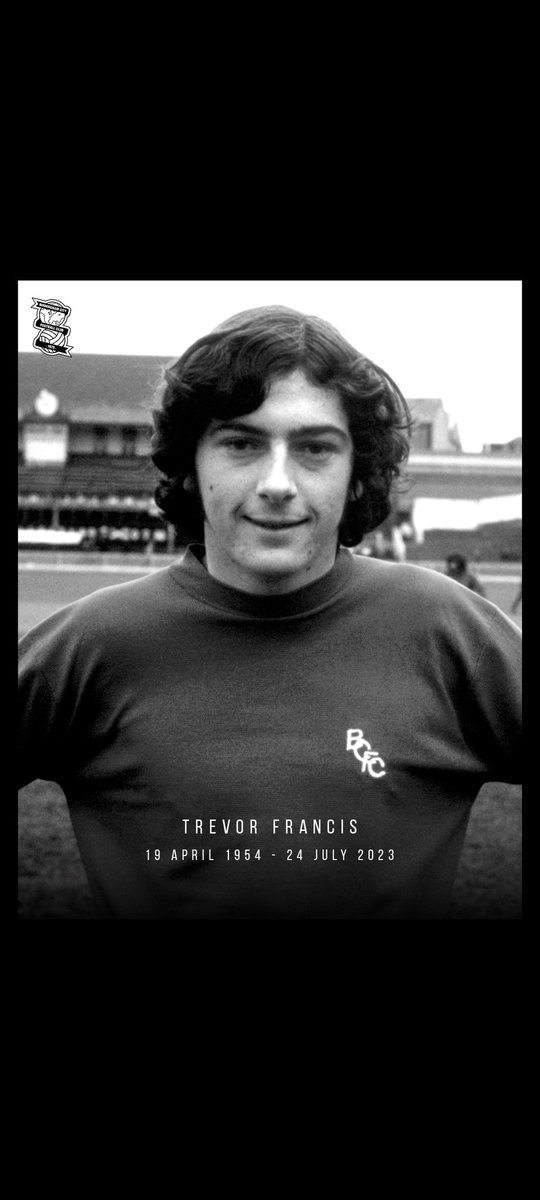 We have lost a Legend.  I heard the stories from my dad of how good he was, but never got to see the great man play.  I met him in Solihull years ago and he was an absolute gentleman  .  RIP Trev #kro #bcfc
