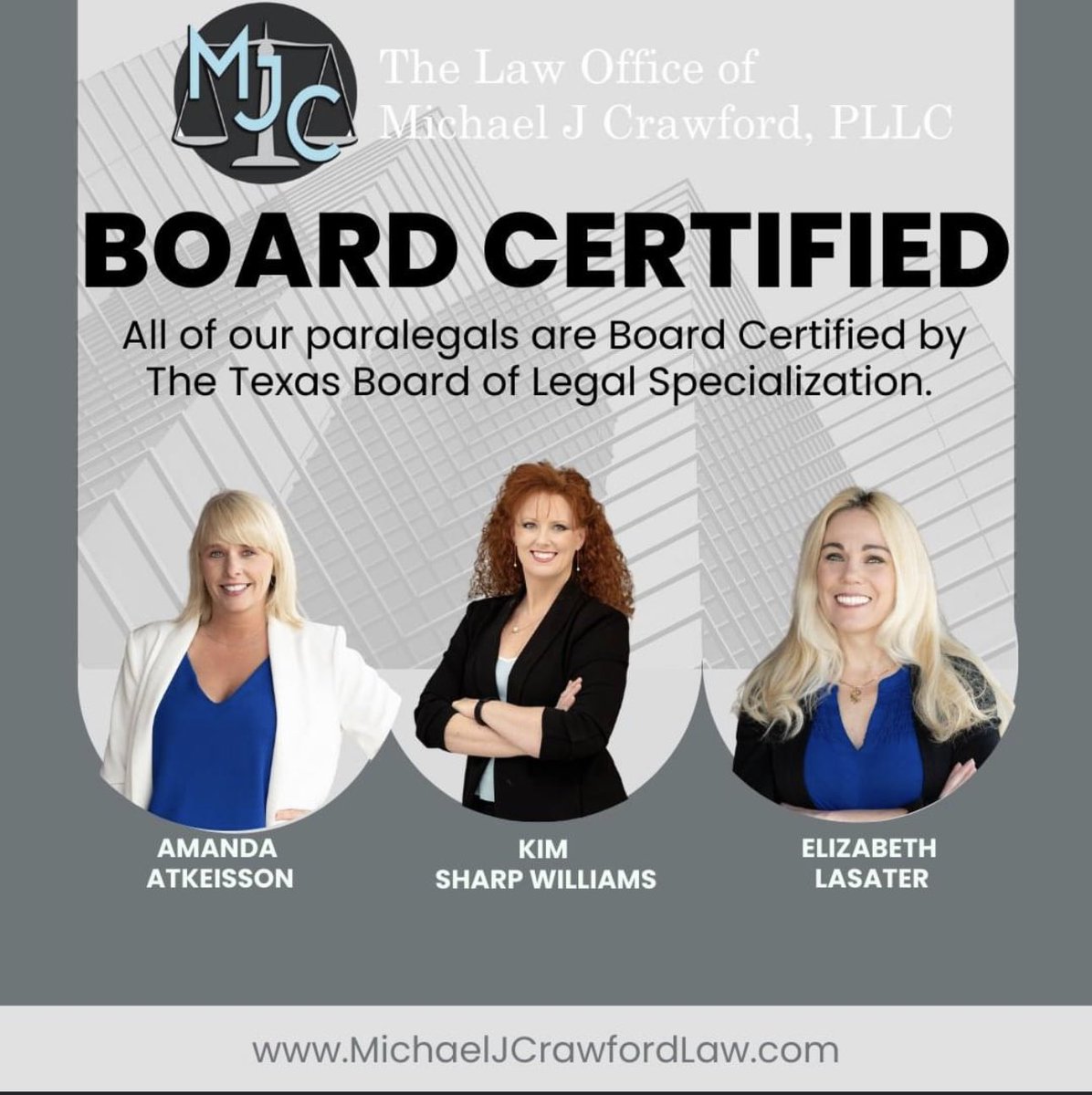 ⚡️We are PROUD to offer our clients all BOARD CERTIFIED paralegal assistance.⚡️

 #lawfirm #lawfirms #LawFirmLife #lawfirmlife #lawfirmoffice #lawfirmmarketing #paralegals #paralegalservices #paralegalsrock #paralegalstyle #paralegalsbelike #paralegalsofinstagram #paralegal