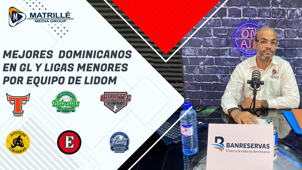 Mejores 🇩🇴 en GL y Ligas Menores por equipo (Lidom) // actuación de ayer... youtu.be/HYsWHLMjI58 a través de <a href="/YouTube/">YouTube</a>