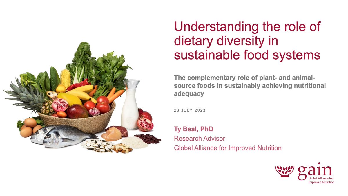 TyBealPhD's tweet photo. Here's a thread on my presentation on healthy and sustainably diets at #Nutrition2023
1/33 https://t.co/vWqPUPaCVT