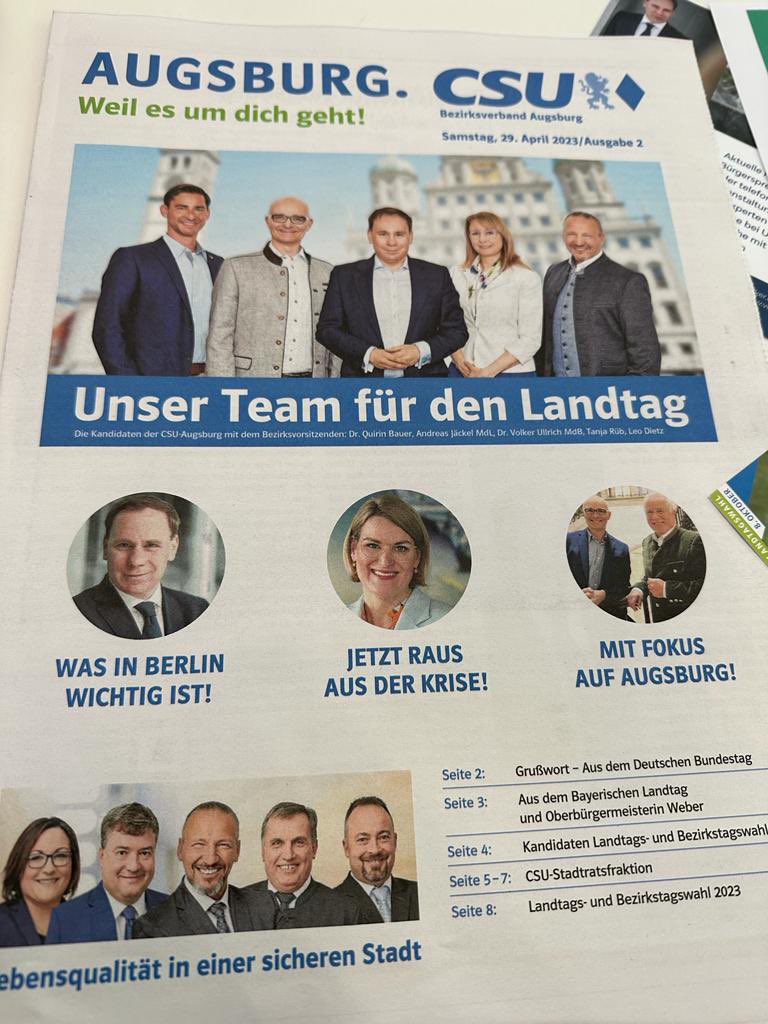 Klaus Holetschek (@klausholetschek) on Twitter photo Bezirksparteitag der <a href="/csuaugsburg/">CSU Augsburg</a> mit einer starken Rede von Ministerpräsident <a href="/Markus_Soeder/">Markus Söder</a>. Herzlichen Glückwunsch an <a href="/VolkerUllrich/">Volker Ullrich</a> zur Wiederwahl als Vorsitzender der <a href="/csuaugsburg/">CSU Augsburg</a>! Wir sind ein starkes Team #Augsburg / #Schwaben! /th Bezirksparteitag der <a href="/csuaugsburg/">CSU Augsburg</a> mit einer starken Rede von Ministerpräsident <a href="/Markus_Soeder/">Markus Söder</a>. Herzlichen Glückwunsch an <a href="/VolkerUllrich/">Volker Ullrich</a> zur Wiederwahl als Vorsitzender der <a href="/csuaugsburg/">CSU Augsburg</a>! Wir sind ein starkes Team #Augsburg / #Schwaben! /th