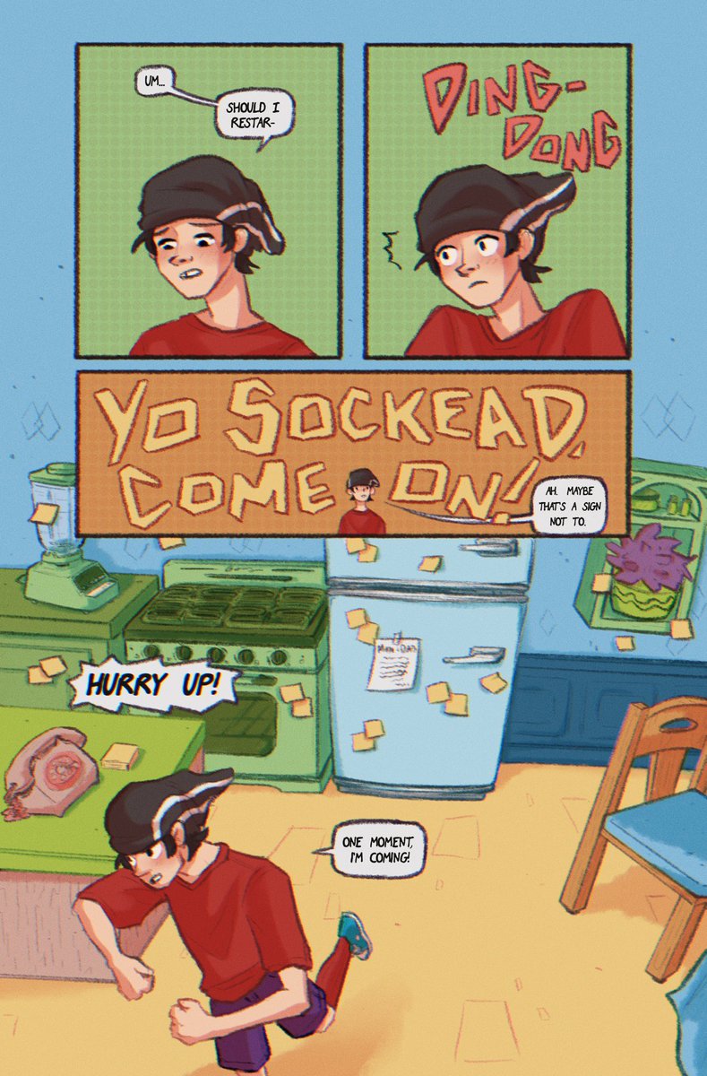 my ed, edd n eddy comic done for transcartoonology over at @ghostsharkpress :) with a touch of personal experience 🏳️⚧️