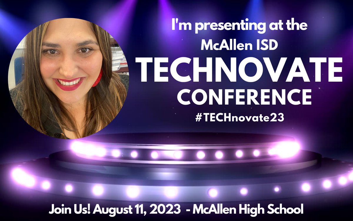 MsTrdla's tweet photo. Join us for #TECHnovate23! #ImPresenting https://t.co/lG7mz9TUXf