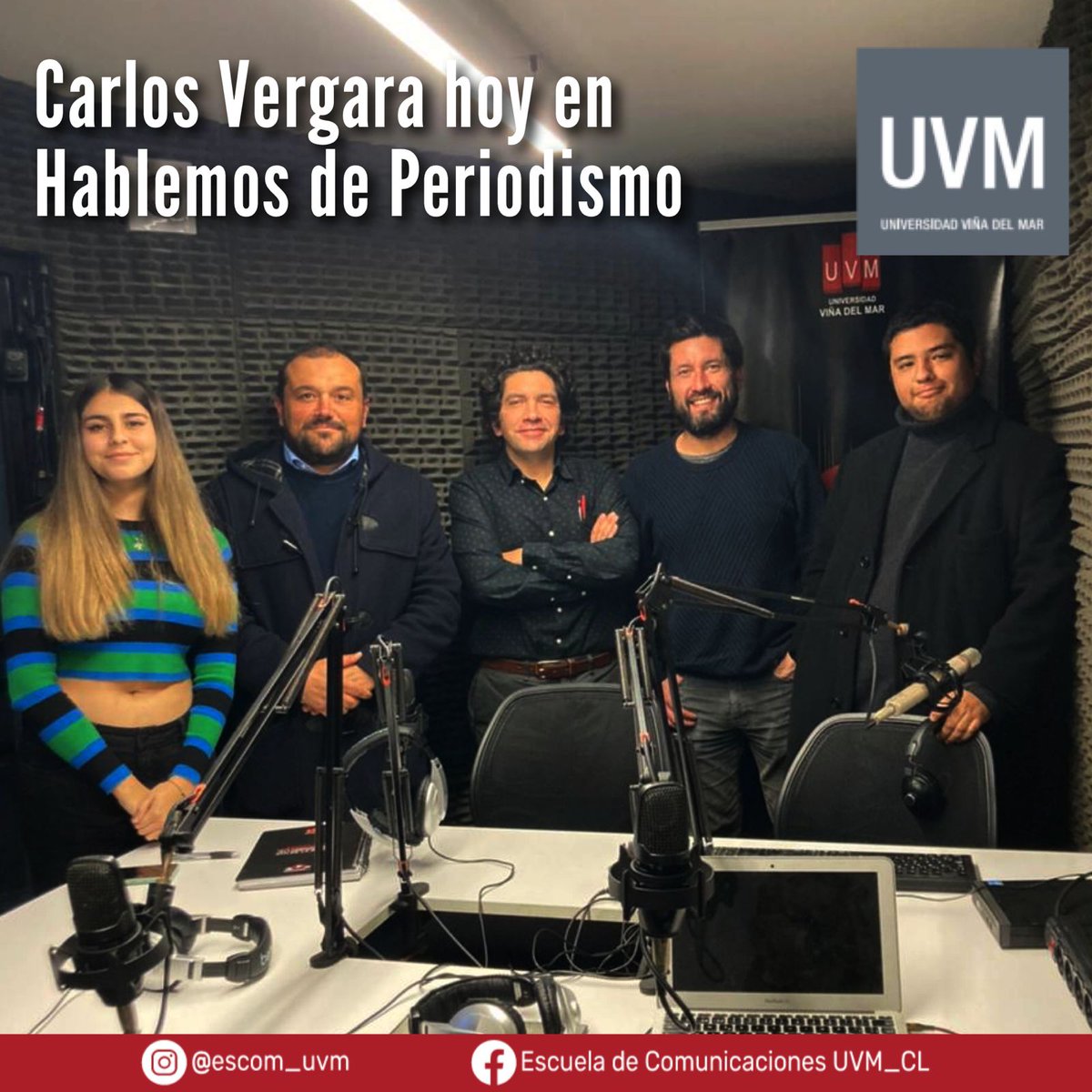 RadioUVM's tweet photo. HOY, a las 18:00 horas, Carlos Vergara (@soydecobreloa), director de El Mercurio de Valparaíso, responderá de todo en "Hablemos de Periodismo", en https://t.co/kBKhDZL2yo https://t.co/BfKxkpGgmY