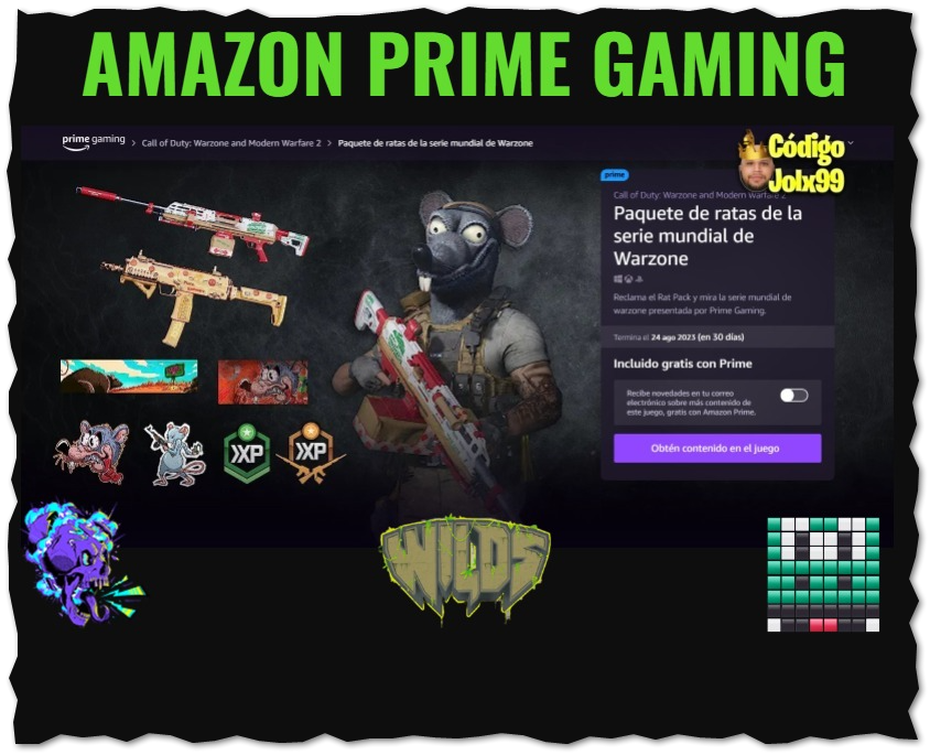 Si tienes actualmente Amazon Prime Gaming y eres jugador de #warzone  reclama antes del 24 de Agosto