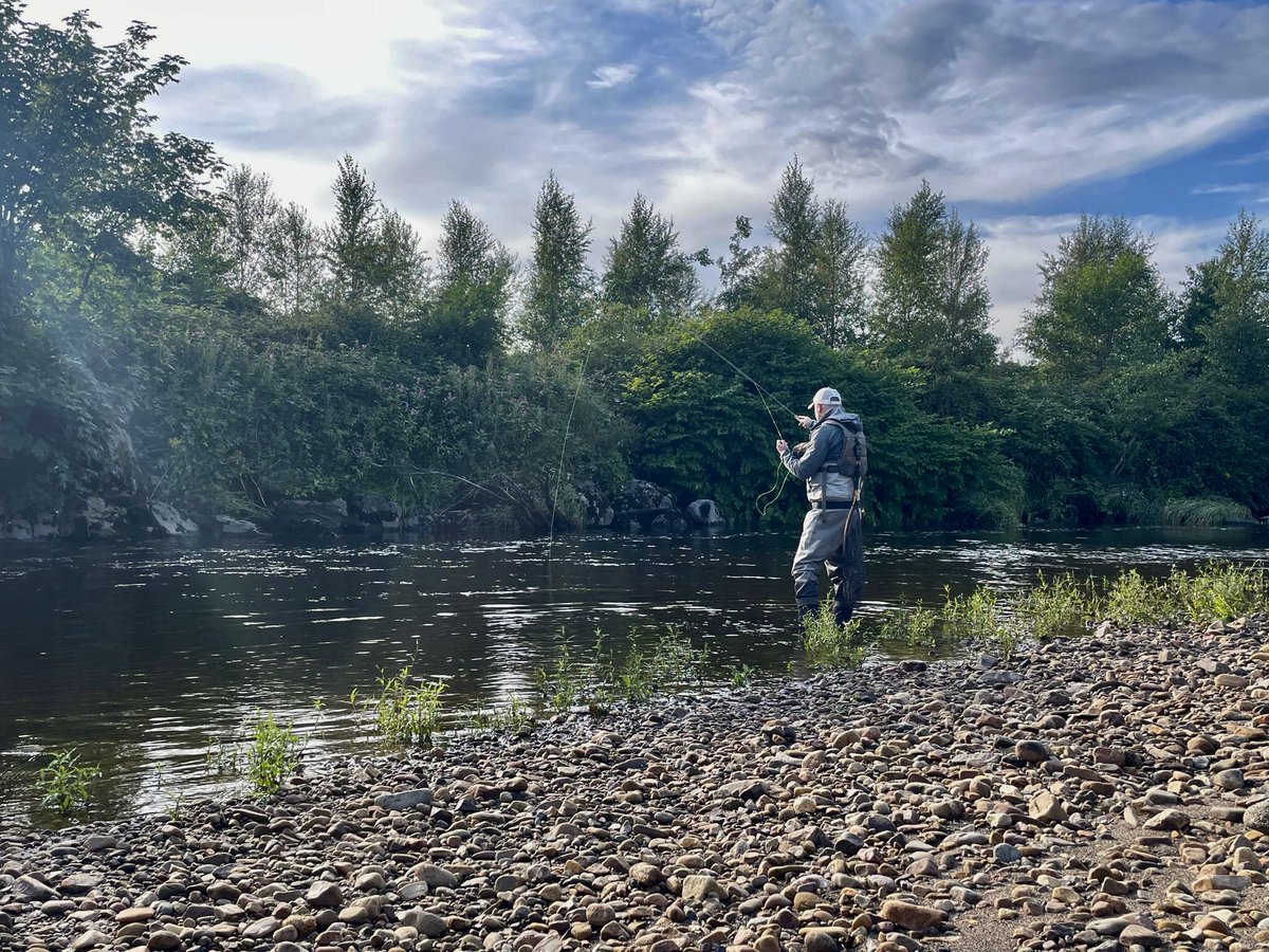 Tonight was the first time Oscar had seen a mink as we watched it swim across the swollen river. A special moment, a moment he wouldn’t experience sat on the sofa, on his phone. Oscar isn’t a fisherman, but to hear him say ‘I enjoyed that Dad’ was a beautiful thing #RiverLoughor