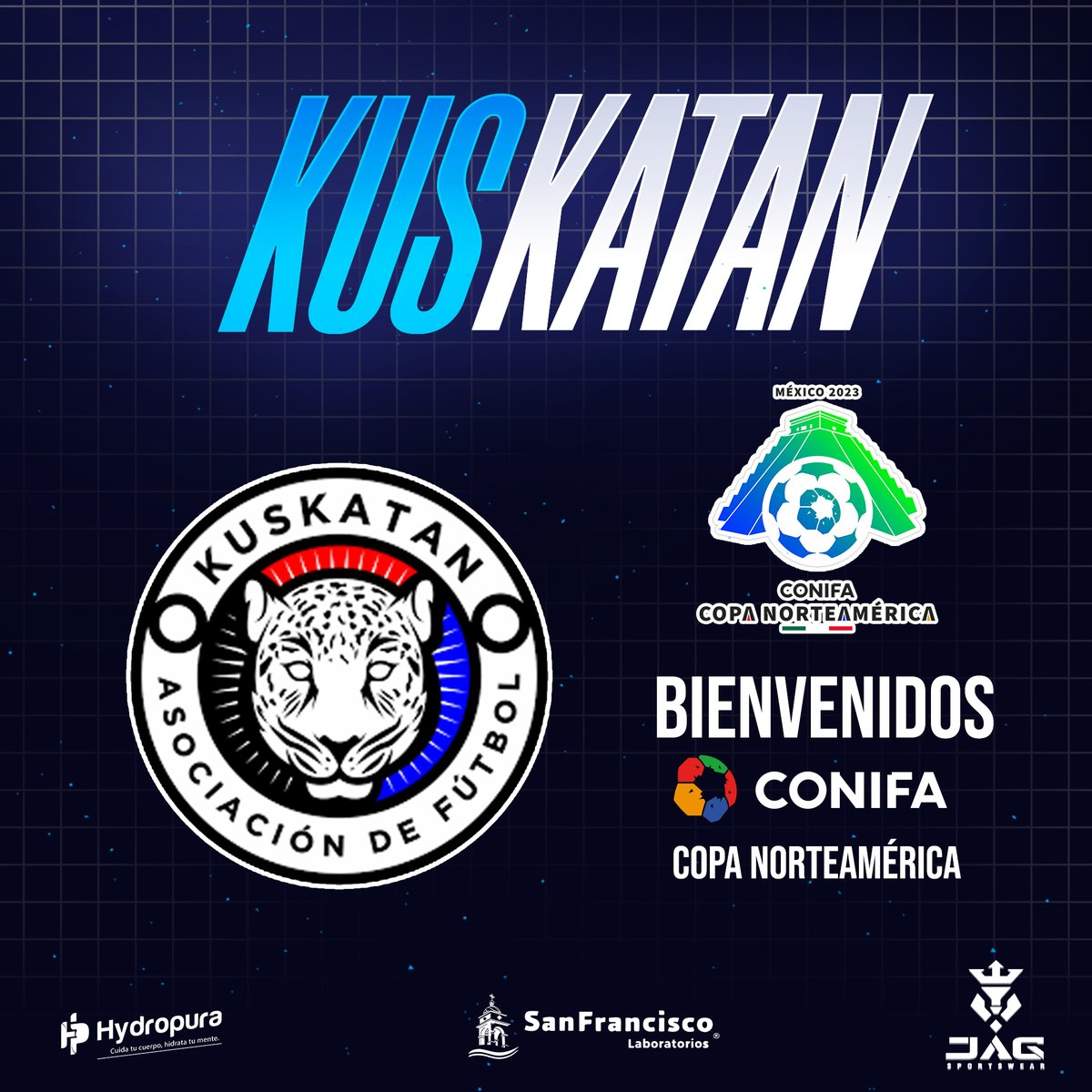 Oficial_ANBM's tweet photo. 💥 Bienvenidos a México 💥

Kuskatán es una de las Selecciones que enfrentaremos en la Copa Norteamérica de Conifa que tendrá como sede el Estadio Independiente M.R.C.I. en Tlacochahuaya, Oaxaca del 10 al 16 de septiembre.

#ANBM #Conifa #SNBM #Kuskatan #YoConBalompié https://t.co/ZHpSHCi5ei