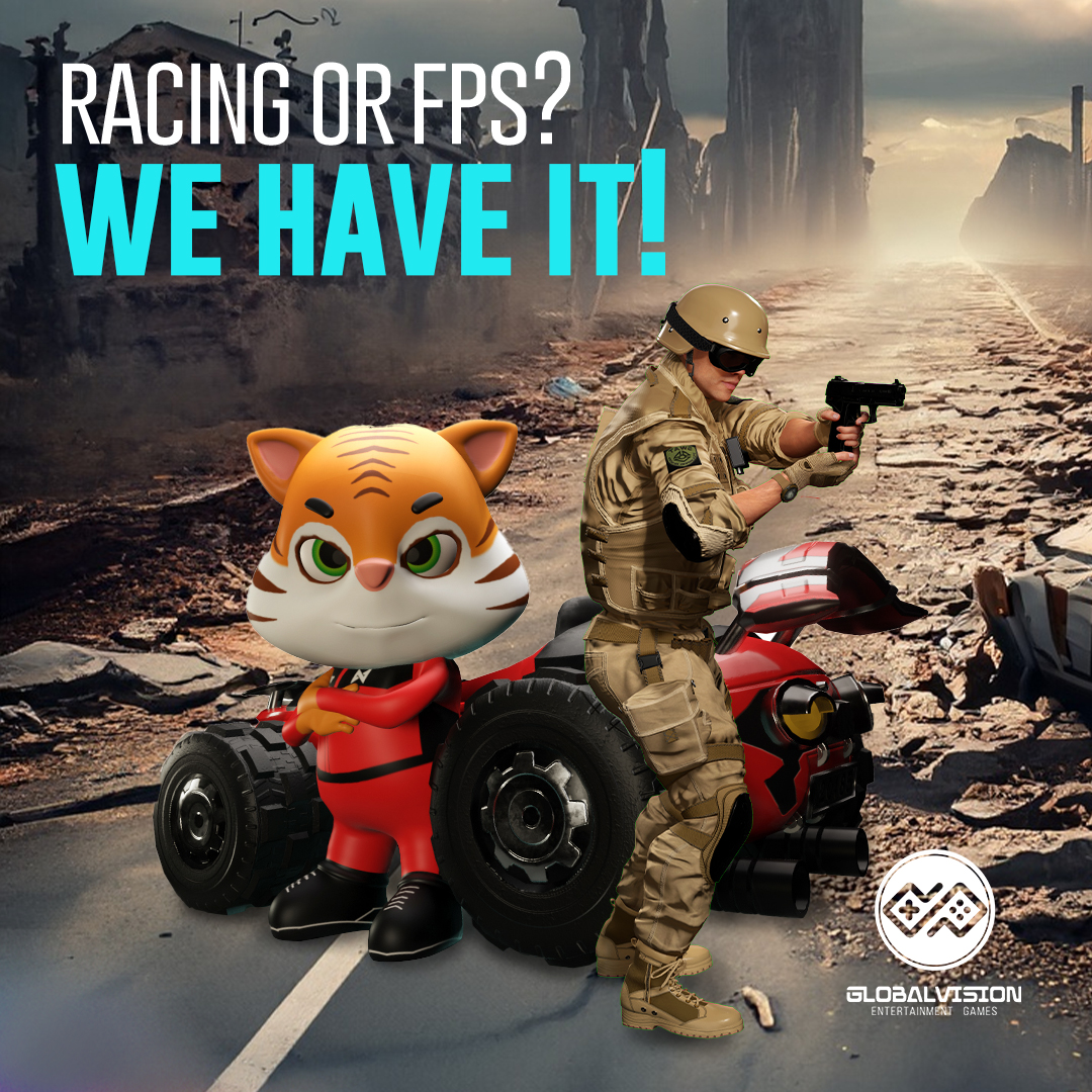 itsglobalvision's tweet photo. 🏁🎮 Whether you're the king of the racetrack or a sharpshooter in the virtual battleground, Global Vision has you covered! "Racing or FPS? We have it!" 🚀💥

Our diverse portfolio of games ensures that every gamer finds their niche. Feel the thrill of a high-speed chase in Speedwar Neraverse, or experience the adrenaline rush of a strategic shootout in our yet-to-be-revealed FPS title! 🏎️💨🔫

We pride ourselves on creating immersive, thrilling experiences across multiple gaming genres. Our goal is to cater to all your gaming preferences, whether you enjoy the roar of engines or the sound of virtual gunfire.

So, which one gets your gaming heart racing? Are you #TeamRacing or #TeamFPS? Drop your preference in the comments and let's see which game genre wins the day!

Stay tuned as we continue to bring you the best in gaming. With Global Vision, every day is game day!

#GlobalVision #SpeedwarNeraverse #RacingOrFPS #GamingCommunity