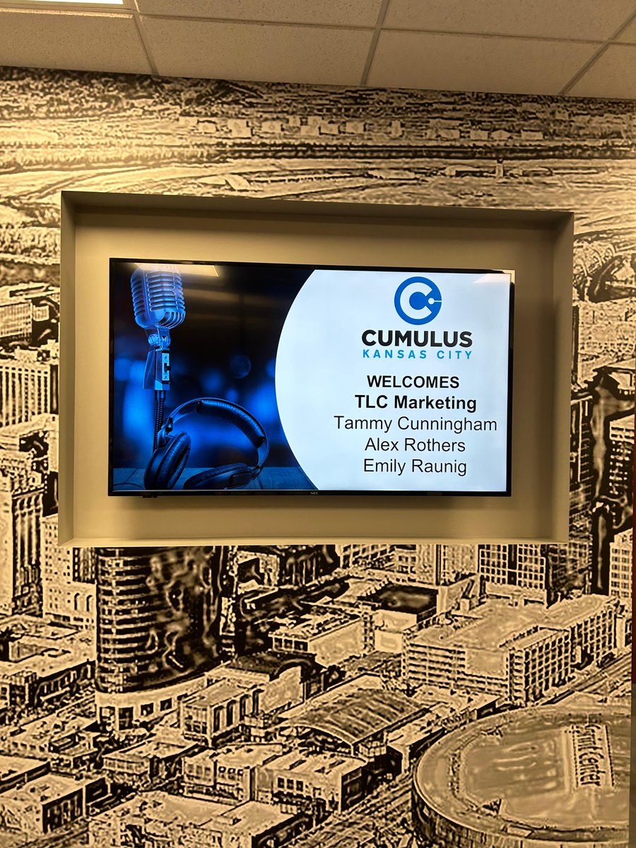 TLCMarketingKC's tweet image. Thanks, Cumulus Kansas City, for the warm welcome today!

#TLCMarketingConsultants #CumulusMedia