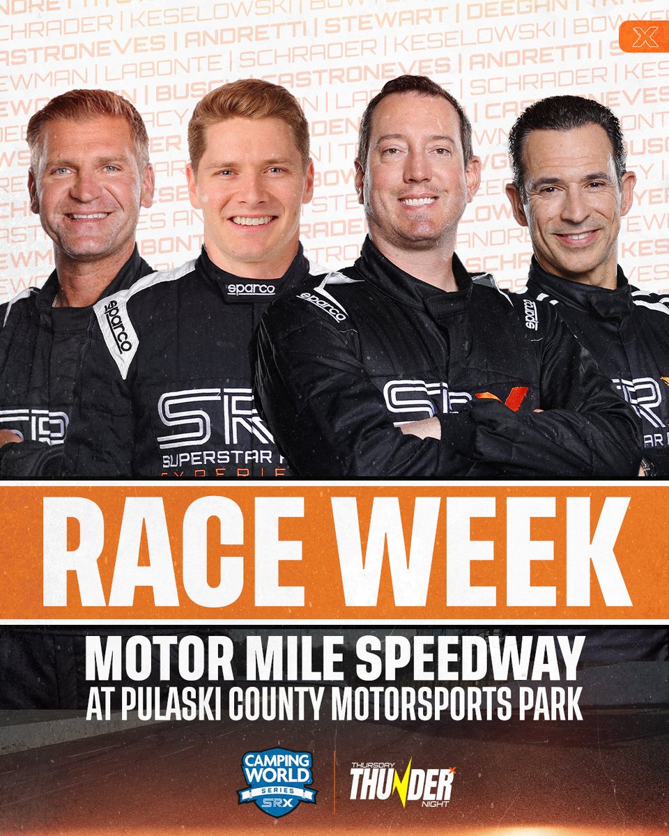 SRXracing's tweet photo. The Thunder rolls into Pulaski County.

#CampingWorldSRX | @ESPN https://t.co/6qNFmzYjAU