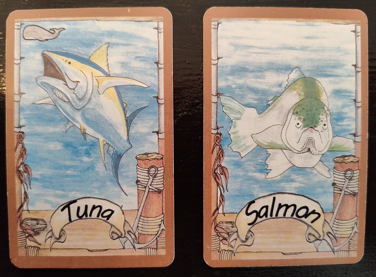 A couple of fish from our upcoming Kickstarter, 
Shark in the Water
Coming soon