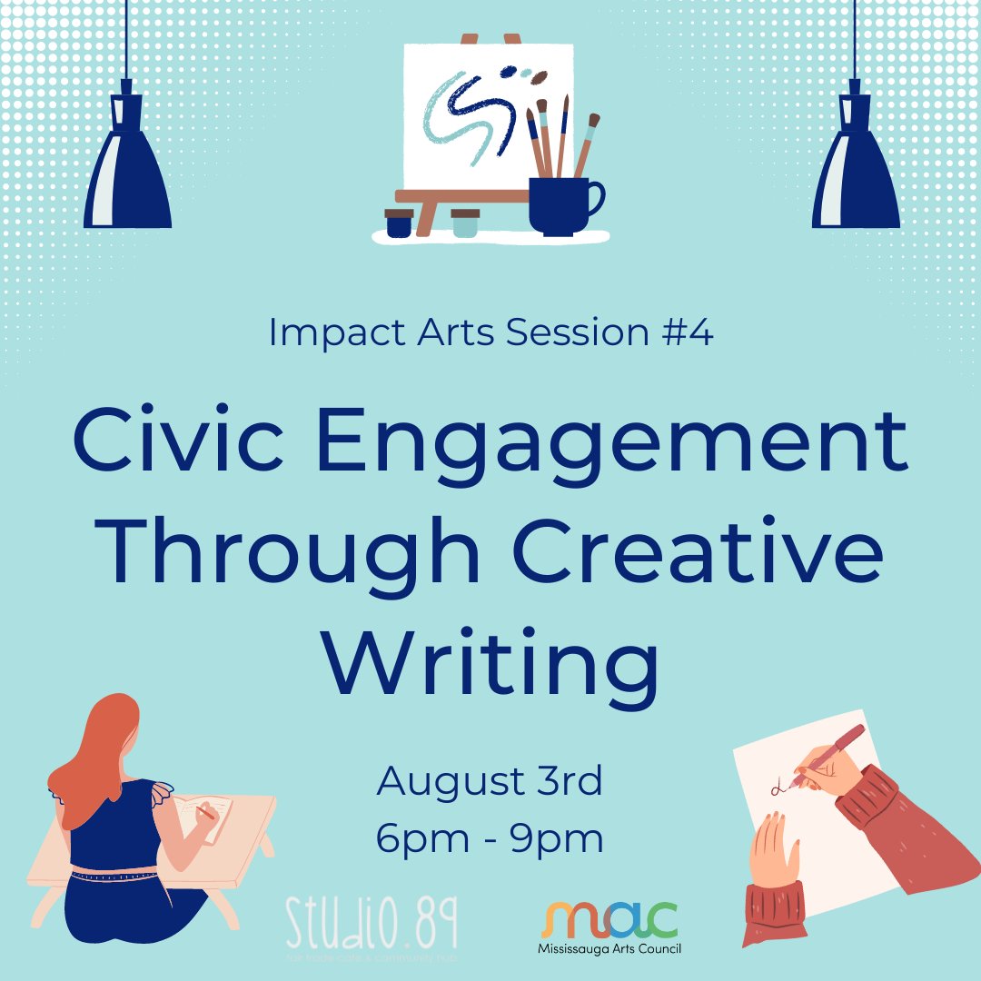 MissArtsCouncil's tweet photo. Don't miss Impact Arts: Civic Engagement Through Creative Writing! ✨📝

Novelist @KimCayer1 will guide participants in creative writing forms as powerful tools for civic engagement on Thurs, Aug 3, 6-9 PM at @Studiooo89.

Tickets are $5 on Eventbrite: https://t.co/4oV9qVYndA https://t.co/2DLAom6RoZ
