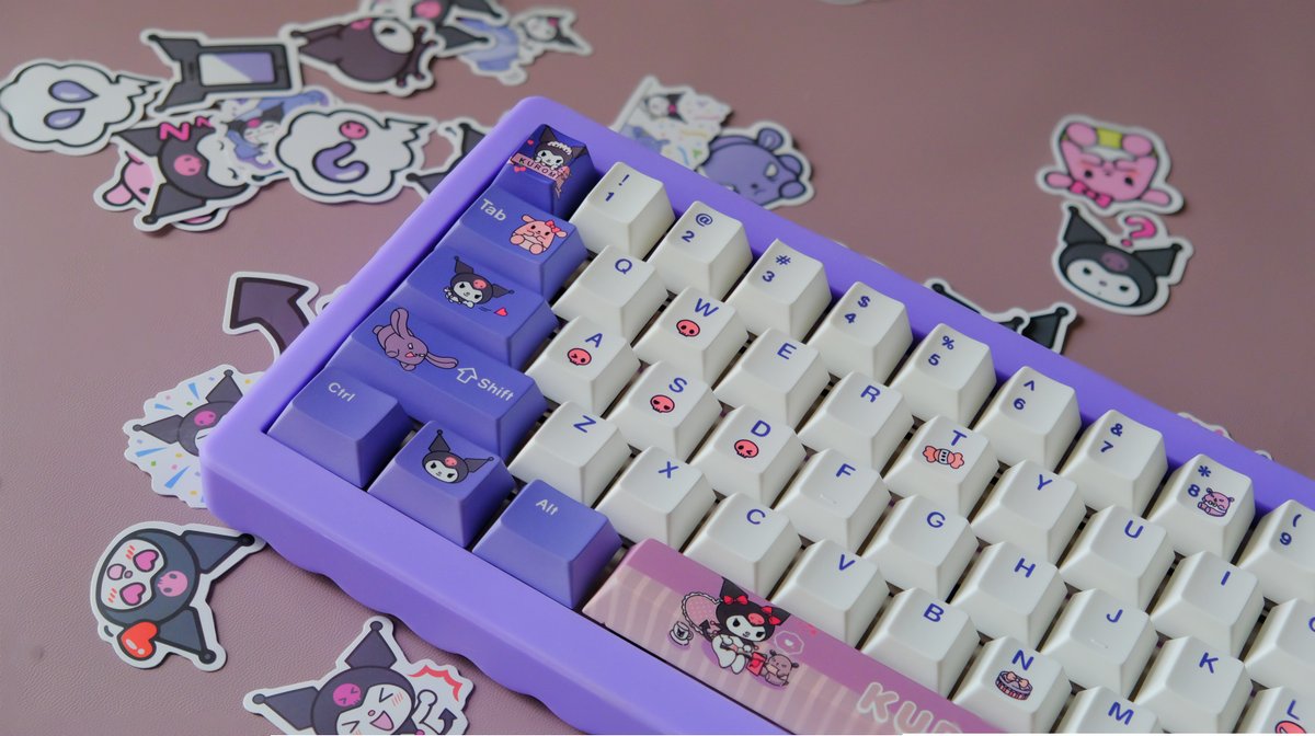 apiarykeyboards's tweet image. 💜KUROMI💜