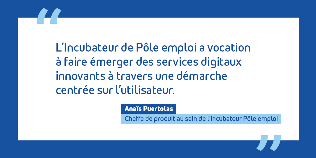 De nombreux services de @pole_emploi naissent au sein de notre #incubateur : c'est le cas du simulateur Estime ! 🚀
🎙️ Anaïs Puertolas, cheffe de produit au sein de l’incubateur, revient sur la genèse de ce service digital #innovant ➡️ pole-emploi.org/accueil/actual… #TousMobilisés