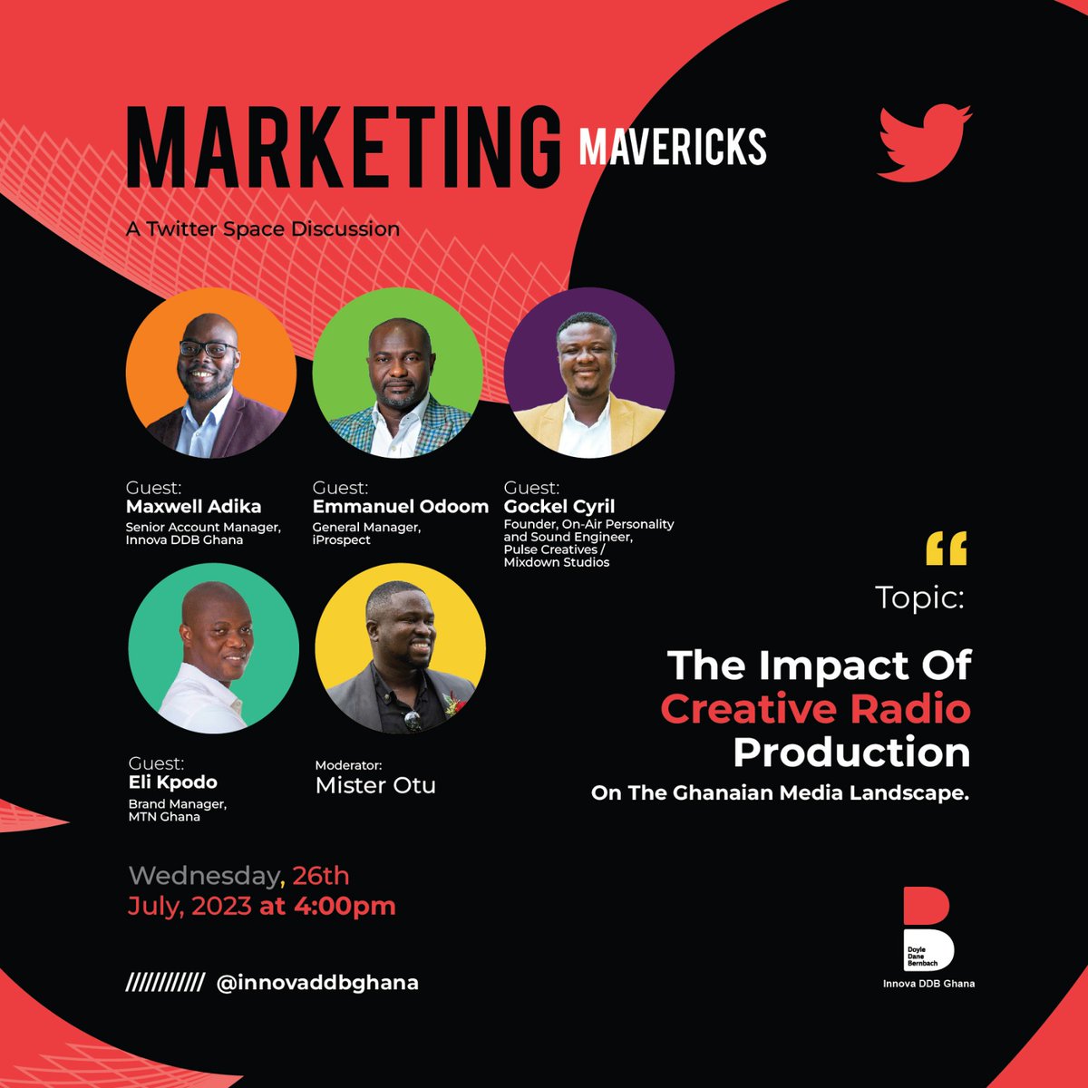 C_RealMC's tweet photo. #PulseInfluencerAwards2023 
Join me as I'll be on the panel of jurors for @PulseGhana Influencer Awards.

#MarketingMavericks is also happening courtsey @InnovaDDBGhana where well be discussing the impact of radio ads.

#EmCEO https://t.co/4uhqA60Shj