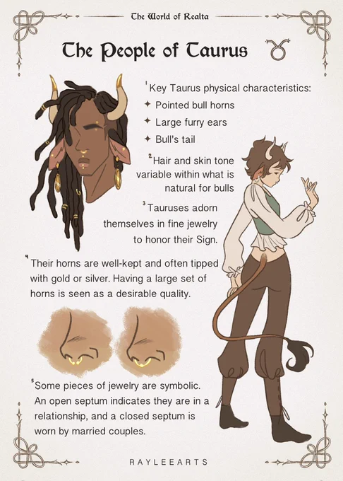 How to spot a Taurus in my comic ♉️ 