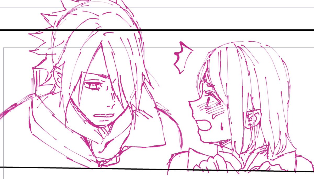 短い漫画描いてる😀※リメイクです。