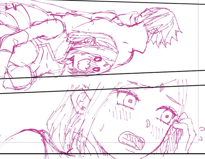 短い漫画描いてる😀※リメイクです。