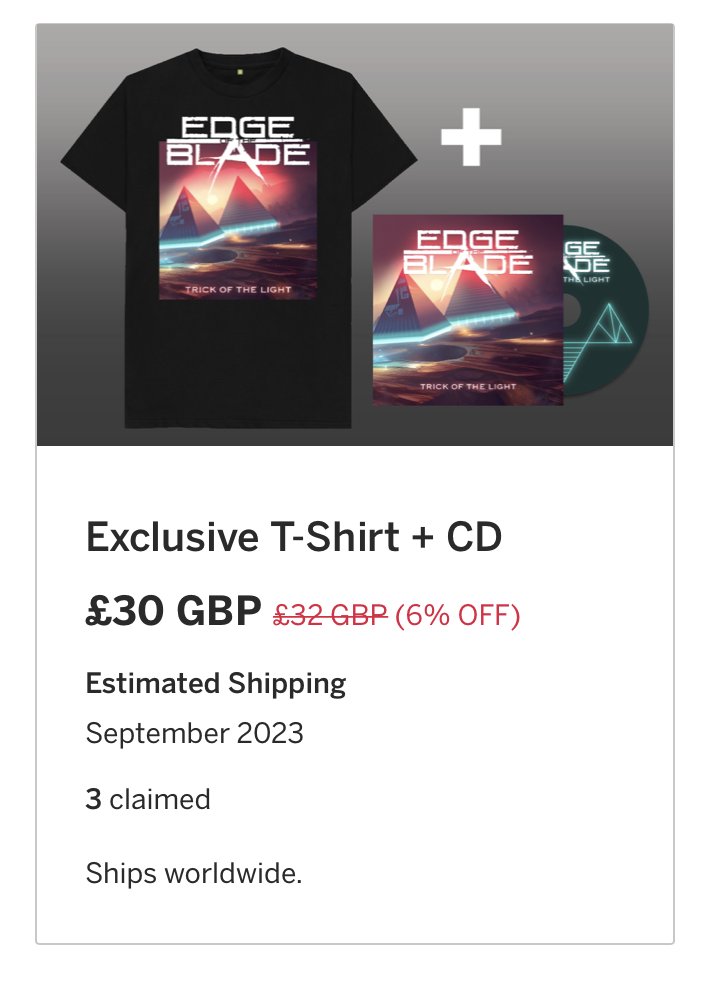 EdgeOfTheBlade1's tweet photo. Check out the Edge Of The Blade T-Shirts!...with the CD only £30...you know you want one!!
https://t.co/zlS10CeA3s... https://t.co/7mwkRfrgfQ