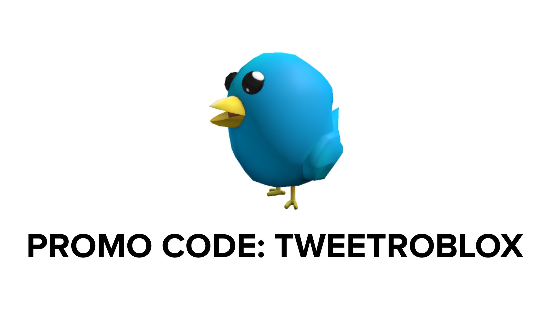FydTeam2018 - ☆ Code : TWEETROBLOX ☆ Item Name : The Bird