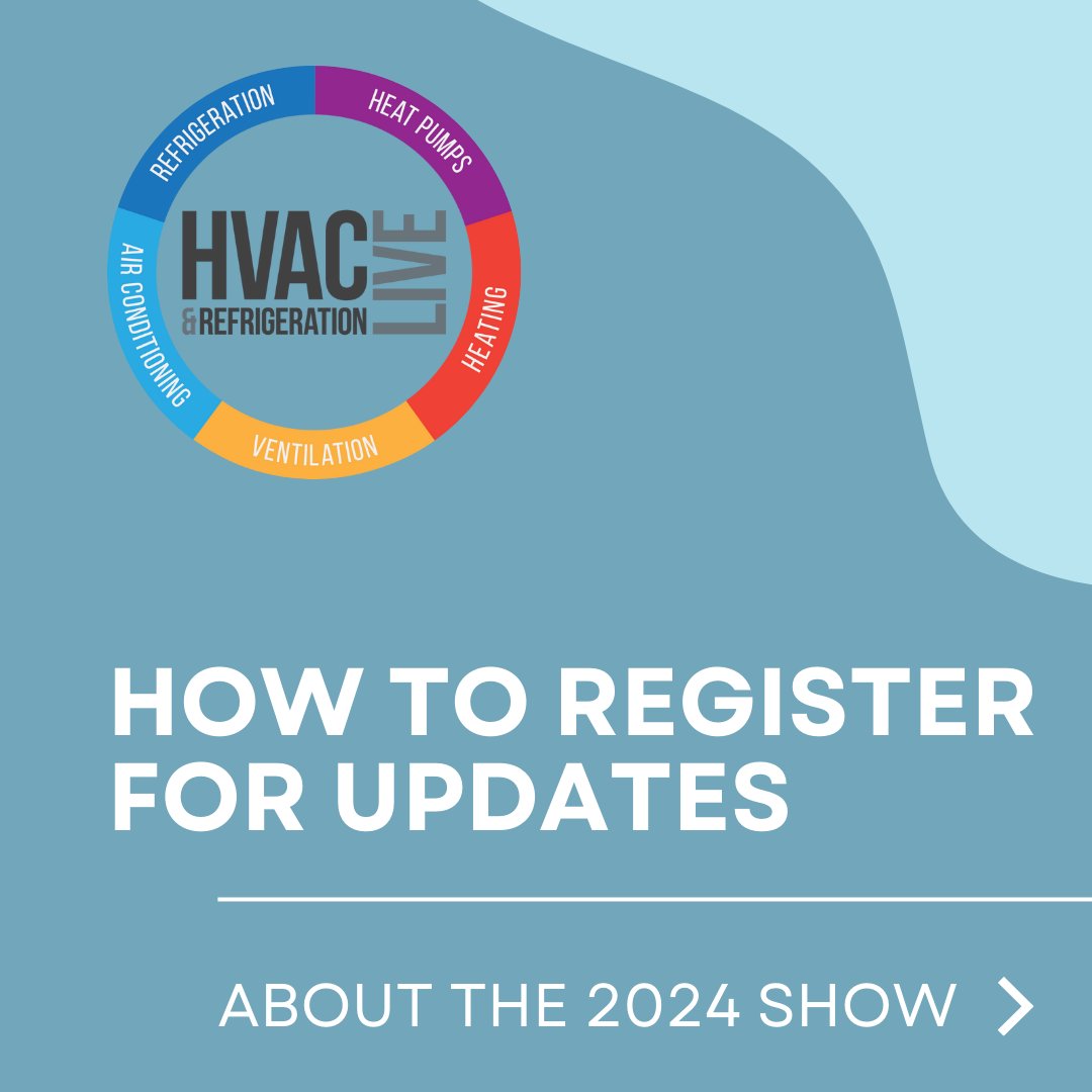 HVACR_Live's tweet photo. Here's a quick guide on how to register for our 2024 show updates! https://t.co/tKefMp8TAl