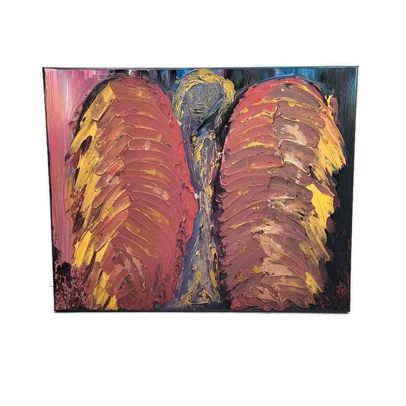 mypurplebubble's tweet photo. Item link: https://t.co/g0dCXoslDZ
Shop link: https://t.co/wLcv095ApL
#HeavyTextured #Winged #Archangel #Michael #AcrylicPainting, #StretchedCanvas #Original16x20 #Warrior #AvengingAngel, #Religious #Abstract #Art https://t.co/T7bYqLGkr2