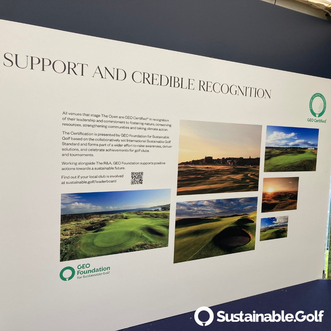 GEO Foundation for Sustainable Golf tweet media