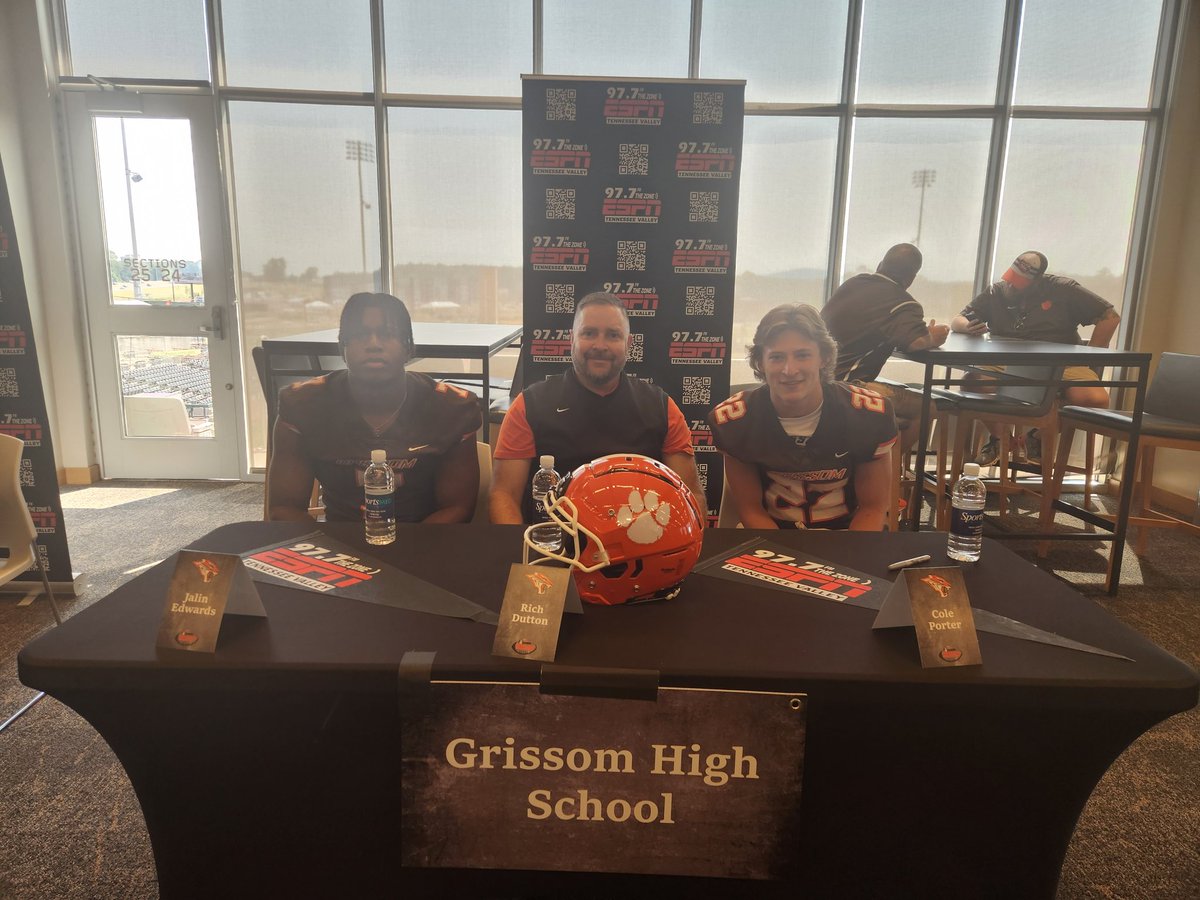 GrissomRecruits's tweet photo. Representing our school today at Madison County High School Media Day!! @GrissomTigers @coleporter_ @e_therealj @RduttonRich https://t.co/QnS2RNtpQc
