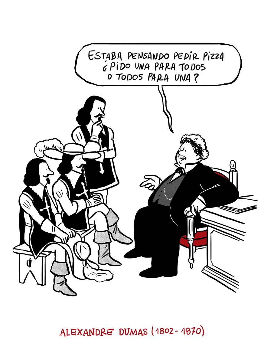 oleismos's tweet photo. El 24 de julio de 1802 nace el novelista y dramaturgo francés Alexandre Dumas https://t.co/OquyFLapyC