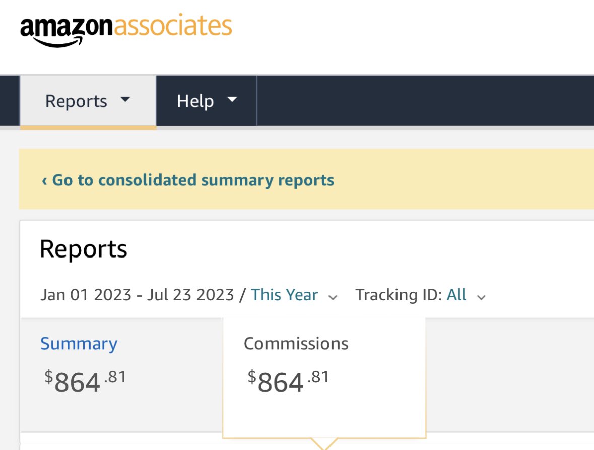 Halfway through the year &amp; almost at $1k in Amazon commissions 🔥