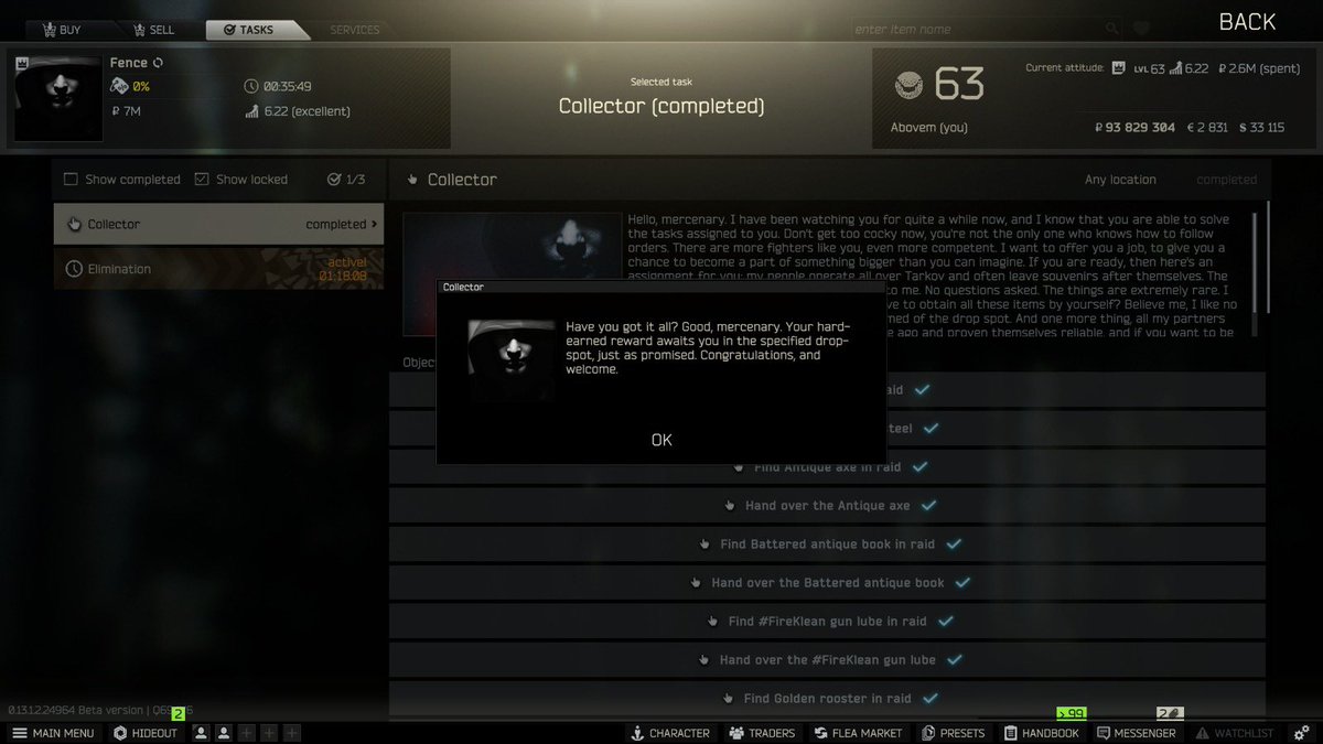 abovemca's tweet photo. Kappa โ
- It took me a while to start playing this game but I havenโt stoped since I started last January!!
#tarkov #EFT #escapefromtarkov #firstwipe #kappa A lot of knowledge learned from: @ggSanTomE @KukoTtv @MzDunk @BAXBEAST @Narcafro91 and more Thanks :) https://t.co/u80DSmlM2k