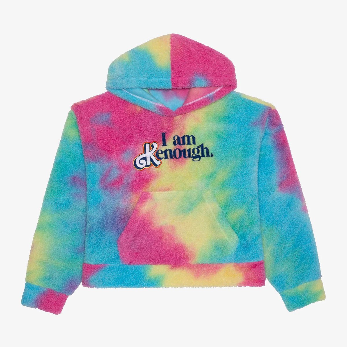 PopCrave's tweet photo. Mattel is selling #BarbieMovie Ken merch, including the ‘I am Kenough’ hoodie seen in the film. 

🔗: https://t.co/I2XnTvaKA2 https://t.co/v6Q8bm1YOG