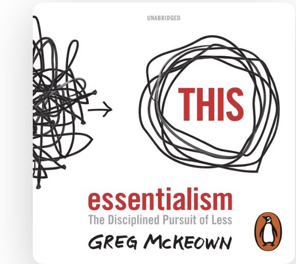 Reading #AtomicHabits by James Clear changed my life two years ago. I’ve just started this book and feel a new wave of change coming on 😀🌸 #Essentialism